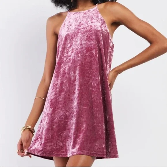 Design Lab Lord Taylor Dresses Velvet Dark Pink Square